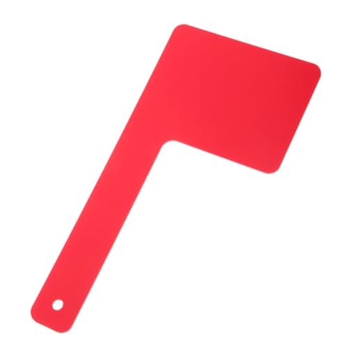 ibasenice Acrylic Universal Mailbox Red Flag Replacement for Outdoor Mailbox with Rotatable Signal Indicator Small Size