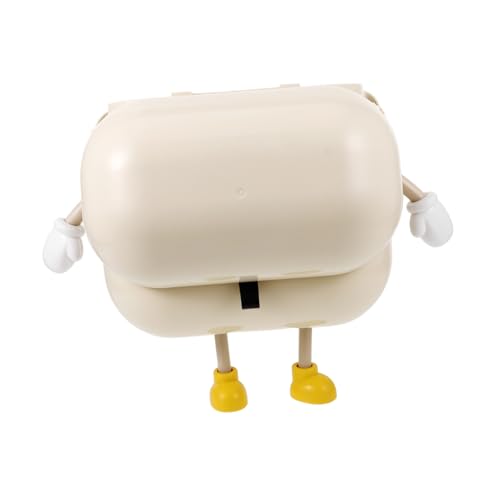 Poubelle suspendue beige en plastique étanche pour cuisine et sous évier