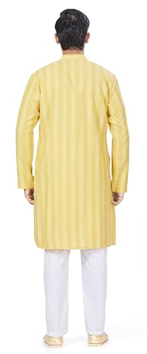 Image of Studio Shringaar Men's Cotton Relaxed Fit Straight Kurta