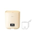 Fully Automatic Smart Washing Machine with Integrated Washing and Spin, Portable for Dormitory and Travel, Mini Underwear and Socks Washing (khaki)