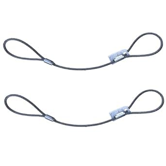 SERA(星良) ワイヤーロープスリング ロック止め 12mm×2m