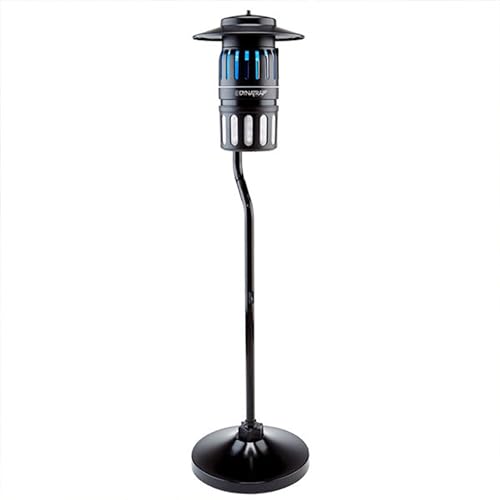 DynaTrap DT1260 ½ Acre Mosquito and Insect Trap Twist On/Off with Pole Mount – Black