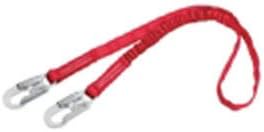 DBI/SALA 6' PROTECTA PRO-Stop 1 3/8" Polyester Tubular Web Single-Leg Shock-Absorbing Lanyard With Self-Locking Snap Hook At Each End