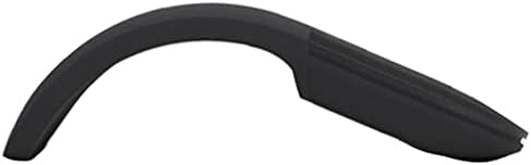 Wireless Mouse Folding Touch Mice Portable Arc Optical Mouse for Office Travel,Lightweight,low latency,2 AAA battery,Bluetooth,Black Computer Components