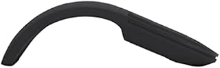 Wireless Mouse Folding Touch Mice Portable Arc Optical Mouse for Office Travel,Lightweight,low latency,2 AAA battery,Bluetooth,Black Computer Components