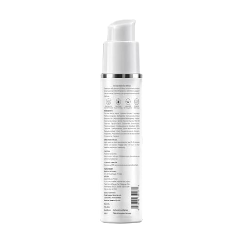 Image of NutriJa Sunscreen SPF 50+ PA++++ with Niacinamide & Hyaluronic Acid, Lightweight, No White Cast Daily Sun Protection, 50 ml