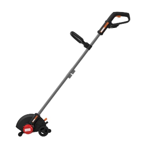 WORX Nitro 20V 7" Cordless Edger with 3 Depth Settings, Battery Powered Driveway Edger with Dual Wheels, High-Performance Brushless Trencher with Prec