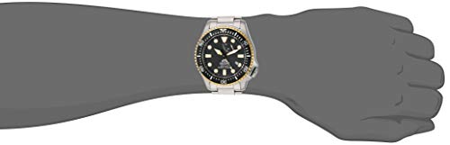 ORIENT Men's Neptune Japanese Automatic Diving Watch with Stainless Steel Strap, Silver, 22 (Model: RA-EL0003B), Black2
