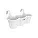 Produktbild Elho Corsica Easy Hanger Trio 50 - Übertopf für Balkon & Außen - Ø 53.0 x H 27.0 cm - Weiss