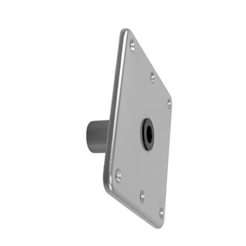 Bootssitzbasis, Hochfeste Bootssitzbasis aus Aluminiumlegierung, Marine-Bootssitzmontage-Sockelbasis mit 3/4-Zoll-Stiftpfostensockel für Verschiedene Sitzgelegenheiten