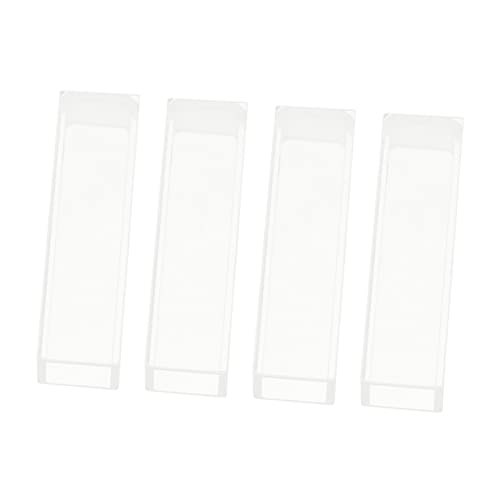 Hohopeti - Hohopeti 4pièce Cuvettes Verre Pour Spectromètre De Chemin Optique Cuvettes De Laboratoire Précises Pour Lectures Fiables Utilisation Polyvalente