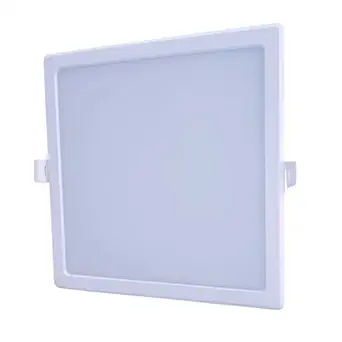 RICKON 20W Trimless Square Led Panel Ceiling Light, Polycarbonate LED Surface Mounted Down Light for False Ceiling, Indoors, Home & Office (Pack of 1)