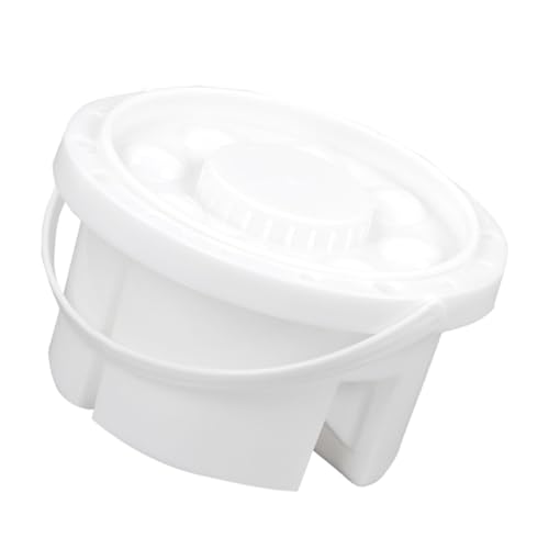 HOODANCOS Brush Washing Bucket for Art Supplies Watercolor Paint Palette Portable Durable