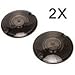 PerfecTech 3 1/4" Smoked Turn Signal Lenses for Harley Davidson Electra Glides Touring OEM (Smoked black)2 Pcs