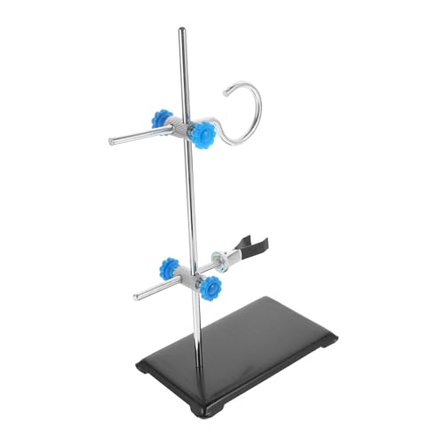 Support retort laboratoire avec pince chimie IMIKEYA démontable pour lampe à alcool