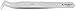 Excelta - 6-SA - Tweezers - Flat Sharp Point - Angulated - Three Star - Anti-Mag. SS, 0.06" Height, 0.3930" Wide, 4.5" Length