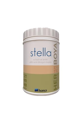 Stella Saf Akrilik 1 L Kırık Beyaz Standart