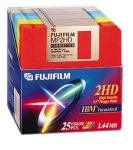 Fujifilm 3.5in. High Density Floppy Disk - IBM Formatted (25-Pack, Assorted Colors) (Discontinued by