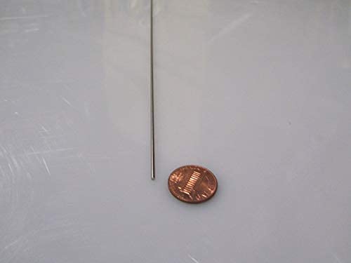 316 Stainless Steel Hardened Shaft .046" Diameter x 3" Long 5 pcs