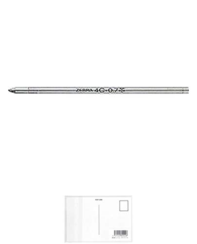 ゼブラ ボールペン替芯 4C-0.7芯 赤 BR-8A-4C-R / 10本 + 画材屋ドットコム ポストカードA