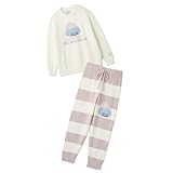 【ドラゴンクエスト】【レディース】ベビモコプルオーバー&ボーダーロングパンツセット PWNT255010PNKF