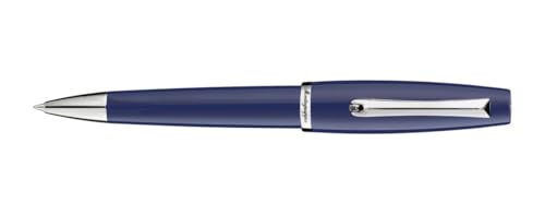 Bolígrafo Montegrappa Manager Dark Blue Inox de diseño elegante 2