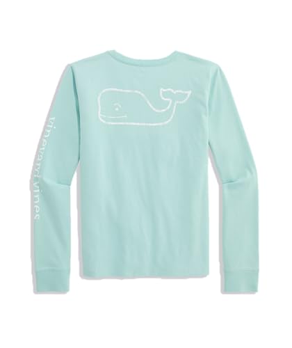 Image of Vineyard Vines Girls Vintage Whale Long-Sleeve Pocket Tee