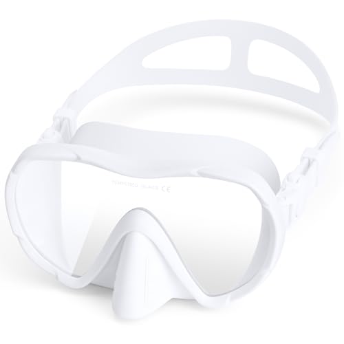 KOMETRA Adult Swim Goggles with Nose Cover, Wide View Diving Mask No Leak Swimming Goggles for Men Women Youth