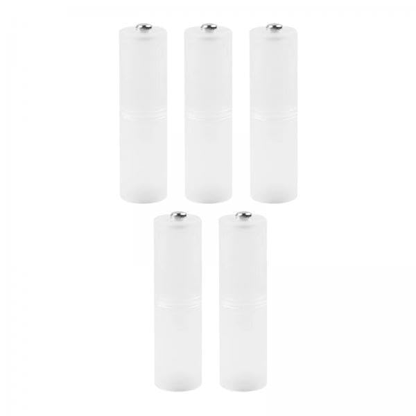 3x5Pcs AAA to AA Battery Adapters Battery Holders Clear Travel Converter Cases-picture-13