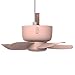 Vast Mini ventilador eléctrico de control remoto para estudiantes, cama para dormitorio, mosquitero, micro ventilador ultra silencioso USB pequeño ventilador de techo (color: rosa)