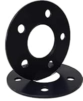 TRACER Spurverbreiterungen Distanzscheiben 10205W 5mm schwarz eloxiert - Lochkreis 100/5+112/5 - Mittenloch 57,1-2 Stück