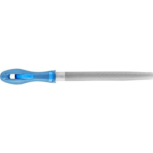 PFERD TOOLS Werkstattfeile Halbrund-spitz, 200mm, halbrund-spitze Feile, Kreuzhieb H3 auf zwei Seiten, inkl. Ergonomie-Feilenheft… – Ansicht 1