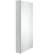 Miseno MMC3615MC 15" x 36" Frameless 1 Door Medicine Cabinet - Brushed Nickel