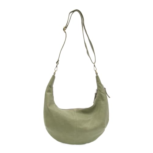 Joy Susan Women's Fashion Purse Rhea Slouchy Crescent Shoulder/Crossbody Bag Hand Bag - Sage3