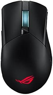 ASUS ROG Gladius III Wireless Gaming Mouse, 3 Connection Modes - Wired / Bluetooth / RF 2.4 GHz, 19,000 DPI Optical Sensor, 6 Programmable Buttons, RGB, 85 Hour Battery Life, Ergonomic, Black