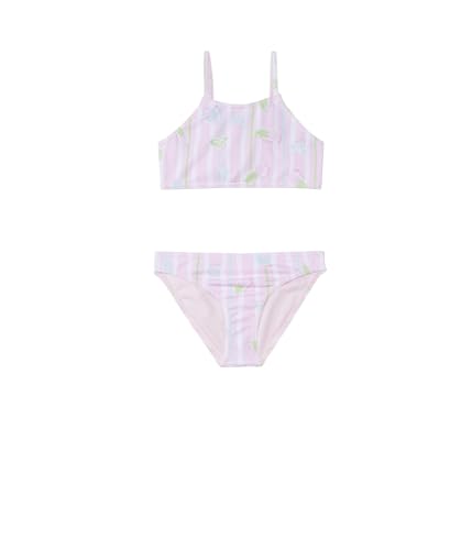 Roxy Girls' Pineapple Line Crop Top Set Swimsuit