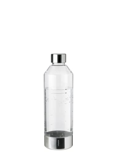 Stelton Brus Wassersprudler Flasche Steel - PET-Flaschen für Wassersprudler - Wasserflasche, 1,15 liter