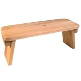  Yamkas Banco de Meditación  Taburete de Yoga de Madera Maciza de Haya  Meditation Bench para una Meditación Profunda  Hecho en Europa  American Oak Fixed