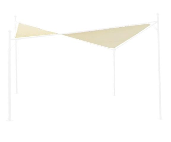 TrendLine Ersatzdach beige 4x4m für Pavillon Granada Barbuda Berlingo UV-Schutz