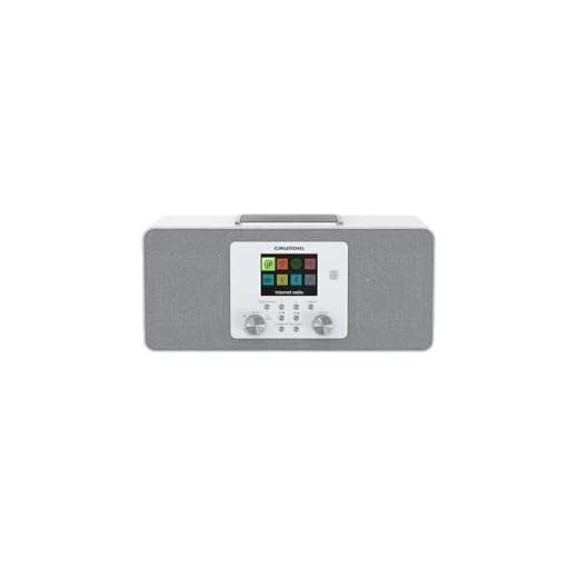 Grundig DTR 6100 2.1 DAB+ Web W All-In-One Internet- und Digitalradio, FM, 2.1 Radio mit Subwoofer, 28 W RMS, USB, Spotify Connect, Alarmfunktion, Einschlafautomatik, Farbdisplay, Weiß