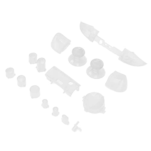 Annadue Juego Completo de Botones para Xbox Series X S Grip, RB LB RT LT Parachoques Triggers Dpad ABXY Start Back Sync Botones Xbox Series X, para Xbox Series S Game Controller (Blanco