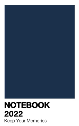 Pantone Notebook 2022: Calendar Navy Peony