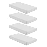 BUGUUYO 4 Beutel Autotaschentücher Nachfüllpack Zellstoff Taschentücher 50 Blatt Sanftes Holzschliffpapier für Auto Büro und Zuhause Passend für Serviettenhalter und Sonnenblende