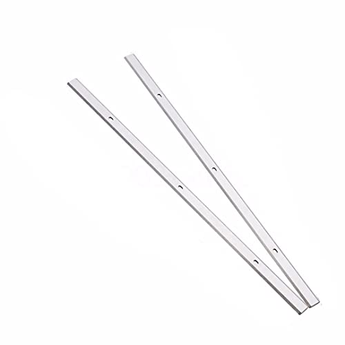 GatherTOOL 2pcs / Set 320/333 / 308/305 * 12mm HSS Blade de raboteuse 12-13 "Cutter à Double Tranchant for câble de Porteur PC305TP Raboteuse for Le Remplacement du Delta (Color : 2pcs 305x12x1.5mm)