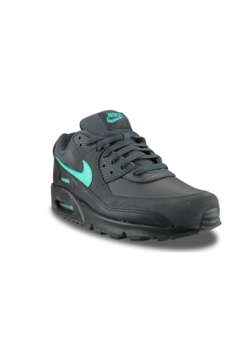 Nike Air Max 90 Mens Running Shoes (Dark Smoke Grey/Clear Jade/Black/White) (IF0670-002, Black/Green/Grey/White)3