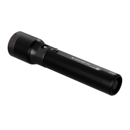 Ledlenser P7R LED Rechargeable Torch, Super Bright 2000lm, USB-C, 320m Adjustable Focus, Long Lasting 80 Hour Battery, IP68 Waterproof Tactical Flashlight with 4 Modes for Camping, Hiking, Emergency