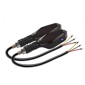 Clignotants moto 12V pour sécuriser vos balades de nuit en look customisé