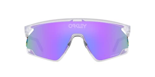 Image of Oakley Bxtr Prizm Sunglasses Mt Clear /Prizm Violet, One Size