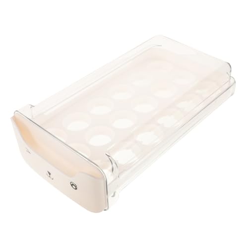 GAROZATION Huevera Apilable Para Nevera Estante De Almacenamiento De Huevos Organizador De Alimentos Transparente