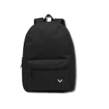 Mochila Escolar Curso Básica Nylon De Costas Lisa Resistente Juvenil Masculina Trabalho Faculdade Viagem Confortavel Moderno (PRETO)